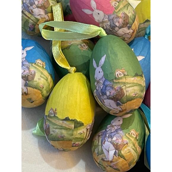 Set of 12 Easter Eggs Foam Ornaments - Picture 4 of 8